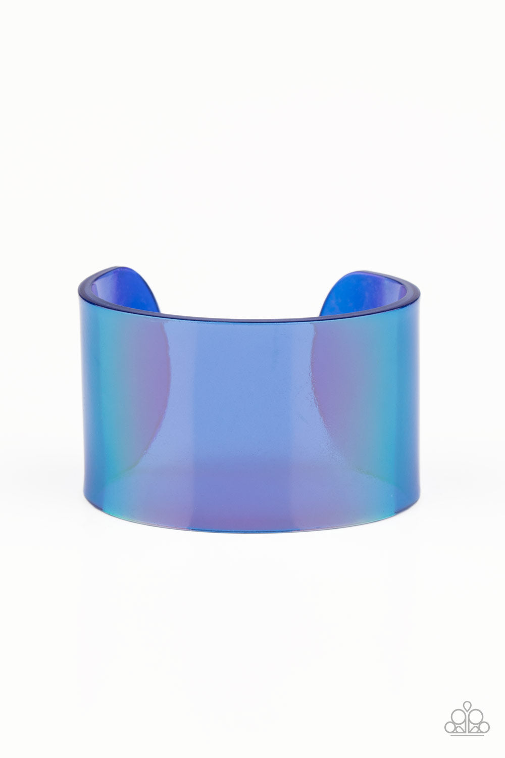 Holographic Aura - Blue Paparazzi Accessories