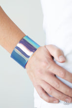 Load image into Gallery viewer, Holographic Aura - Blue Paparazzi Accessories
