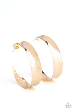 Load image into Gallery viewer, Fearlessly Flared - Gold Paparazzi Accessories
