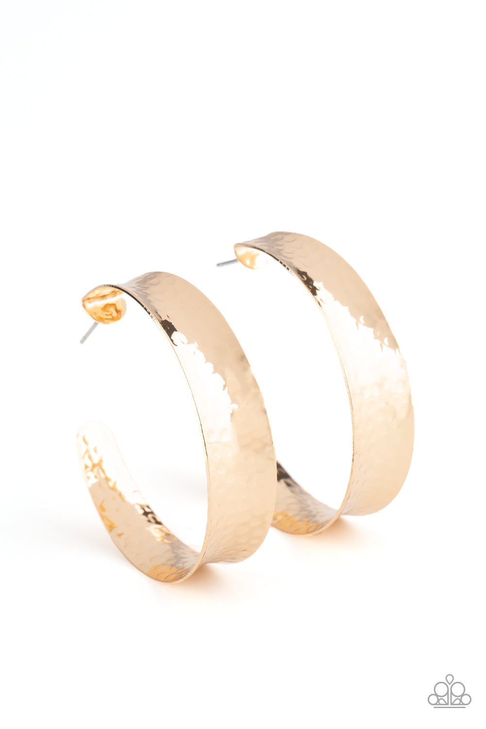 Fearlessly Flared - Gold Paparazzi Accessories