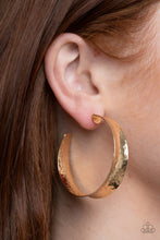 Load image into Gallery viewer, Fearlessly Flared - Gold Paparazzi Accessories

