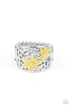 Load image into Gallery viewer, Clear as DAISY - Yellow Paparazzi Accessories
