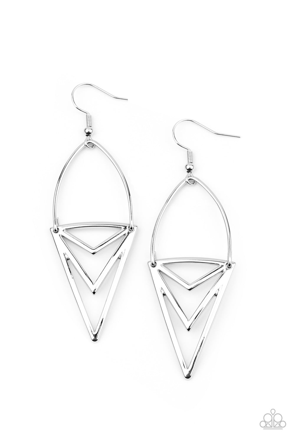 Proceed With Caution - Silver Paparazzi Accessories