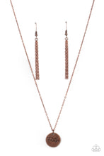 Load image into Gallery viewer, Choose Faith - Copper Paparazzi Accessories
