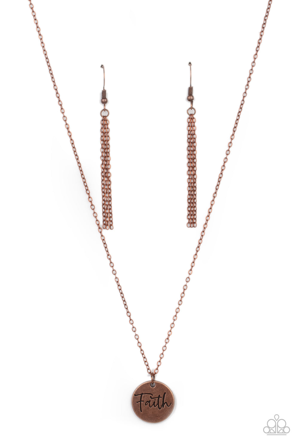 Choose Faith - Copper Paparazzi Accessories