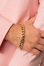 Load image into Gallery viewer, Knock, Knock, KNOCKOUT - Gold Paparazzi Accessories
