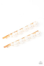 Load image into Gallery viewer, Put A Pin In It - Gold Paparazzi Accessories
