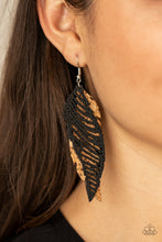 Load image into Gallery viewer, WINGING Off The Hook - Black Paparazzi Accessories
