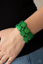Load image into Gallery viewer, Beach Bravado - Green Paparazzi Accessories
