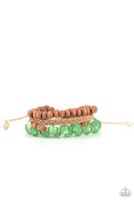 Load image into Gallery viewer, Down HOMESPUN - Green Paparazzi Accessories
