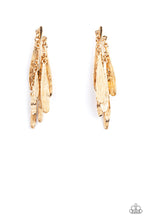 Load image into Gallery viewer, Pursuing The Plumes - Gold Paparazzi Accessories
