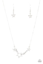 Load image into Gallery viewer, Proudly Patriotic - White Paparazzi Accessories
