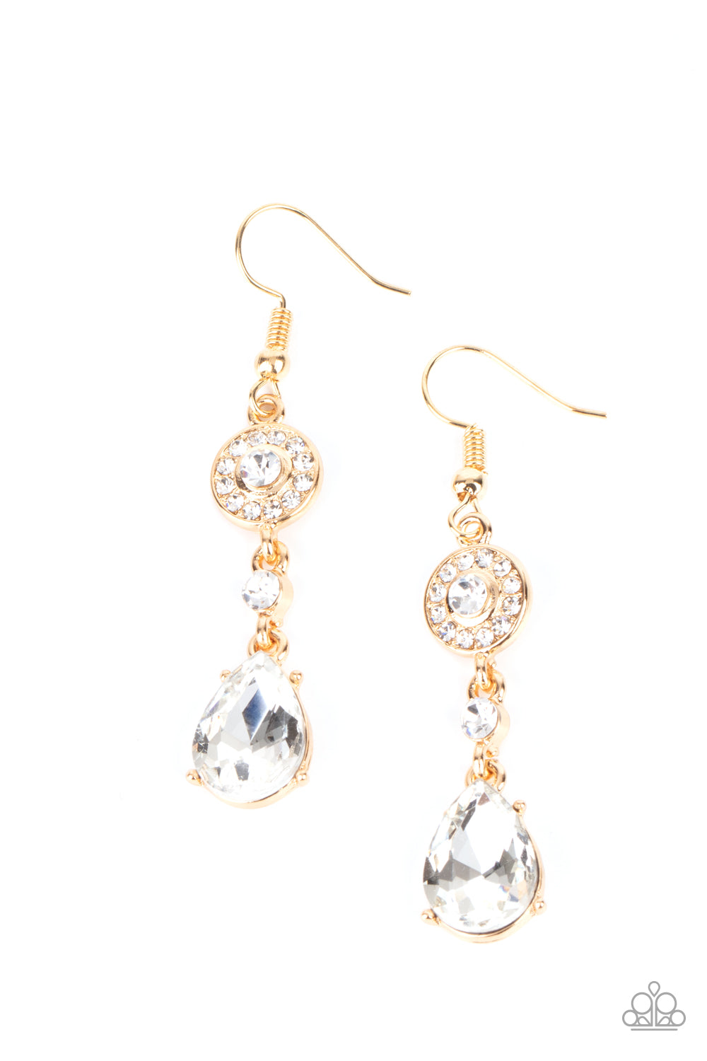 Graceful Glimmer - Gold Paparazzi Accessories
