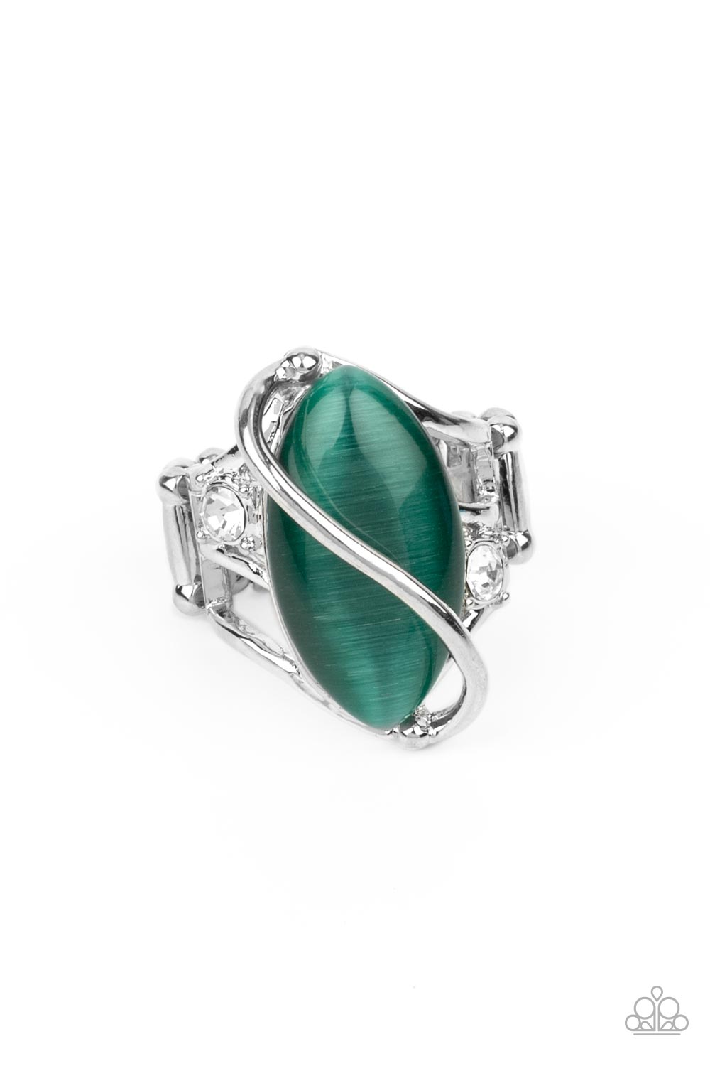 Enlightened Elegance - Green Paparazzi Accessories