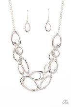 Load image into Gallery viewer, Game OVAL - Silver Paparazzi Accessories
