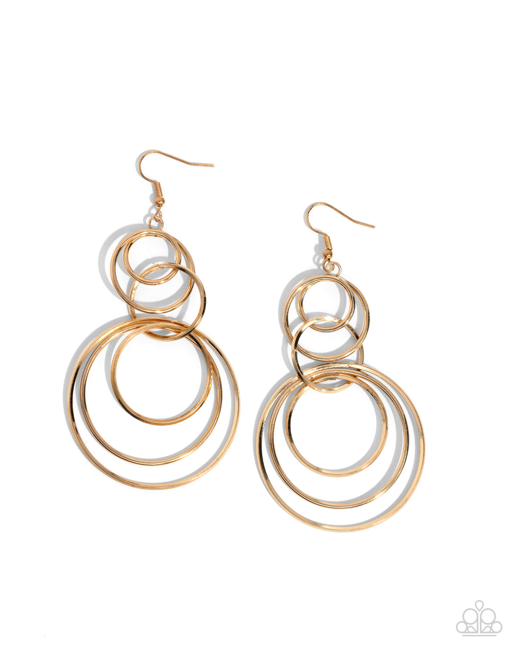 Disorienting Demure - Gold Paparazzi Accessories