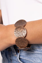 Load image into Gallery viewer, Extra Etched - Copper Paparazzi Accessories
