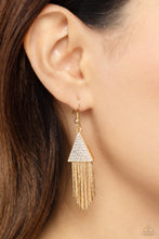 Load image into Gallery viewer, Pyramid SHEEN - Gold Paparazzi Accesories
