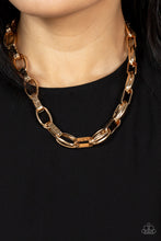 Load image into Gallery viewer, Motley In Motion - Gold Paparazzi Accessories
