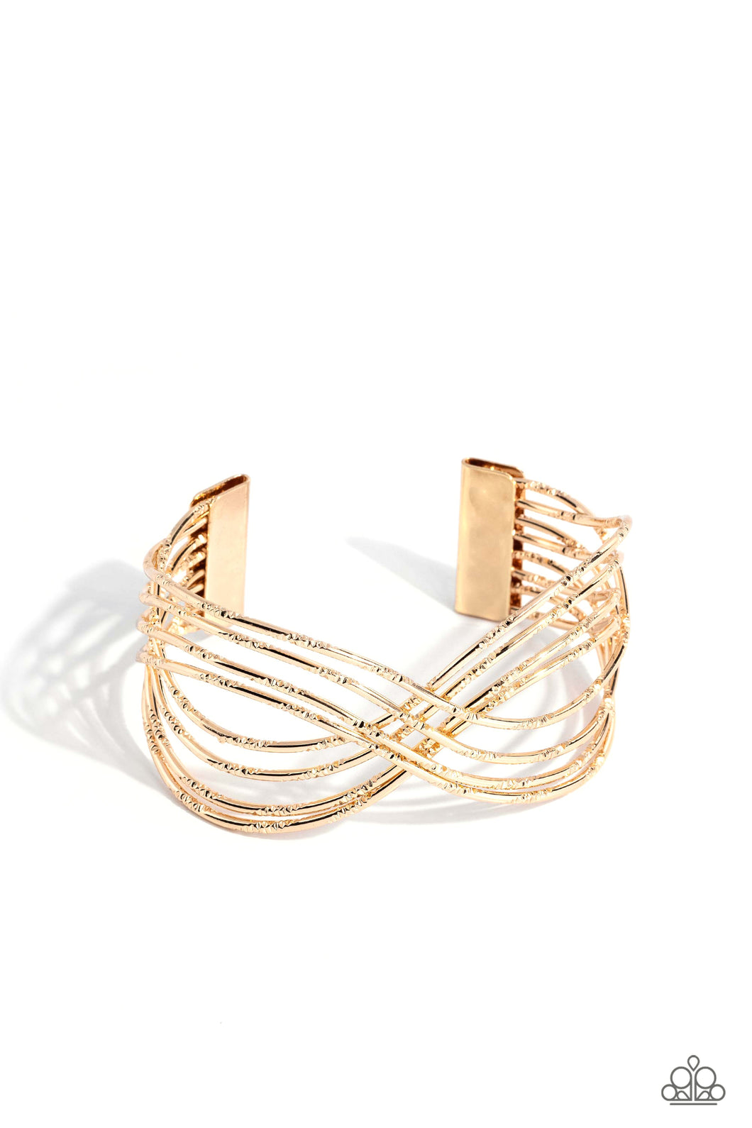 WIRE Away - Gold Paparazzi Accessories