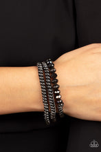 Load image into Gallery viewer, Gutsy and Glitzy - Black Paparazzi Accessories
