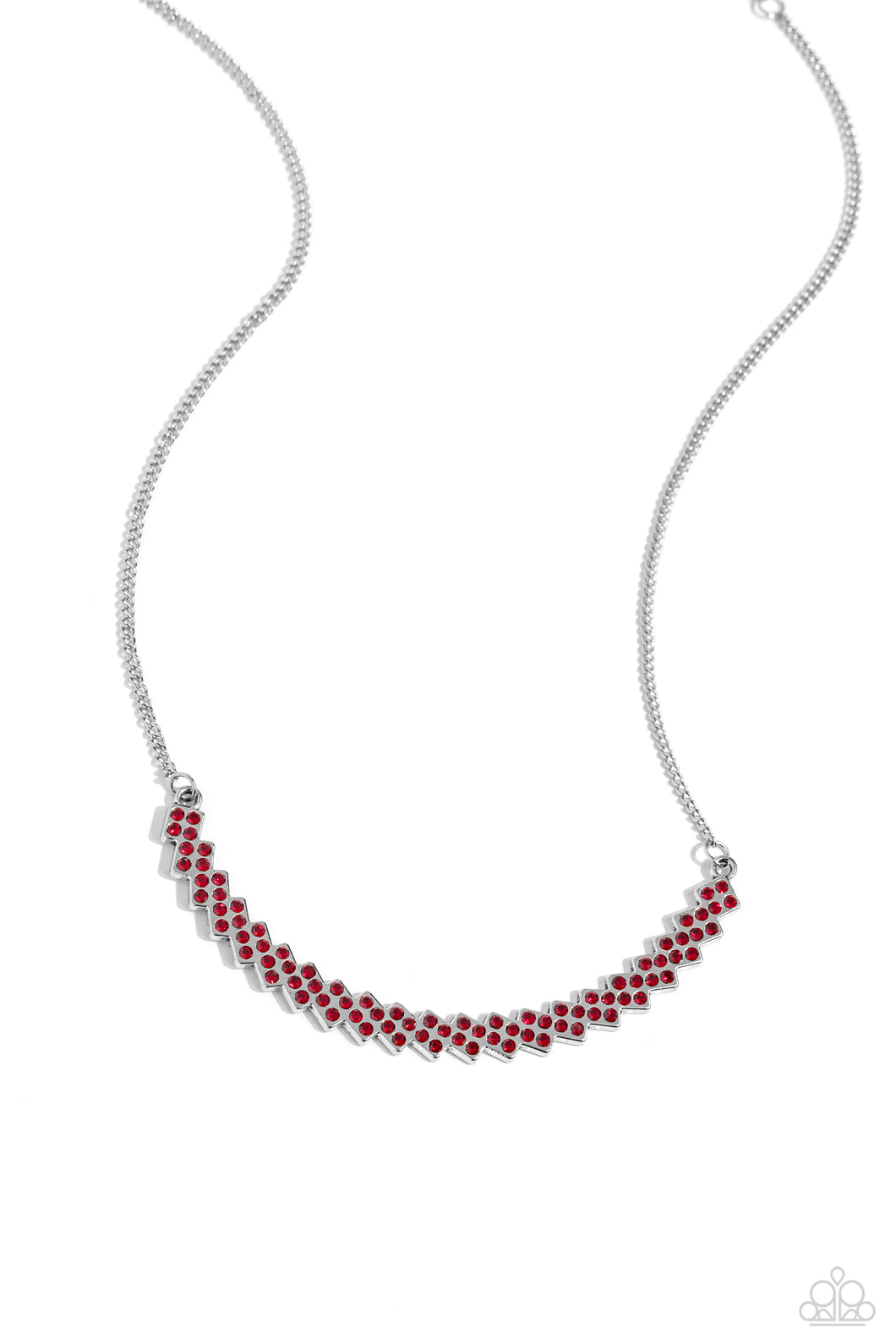 Dicey Demure - Red Paparazzi Accessories