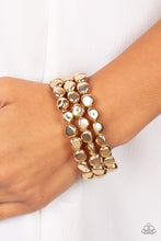 Load image into Gallery viewer, HAUTE Stone - Gold Paparazzi Accessories

