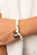 Load image into Gallery viewer, Love You to Pieces - White Paparazzi Accessories
