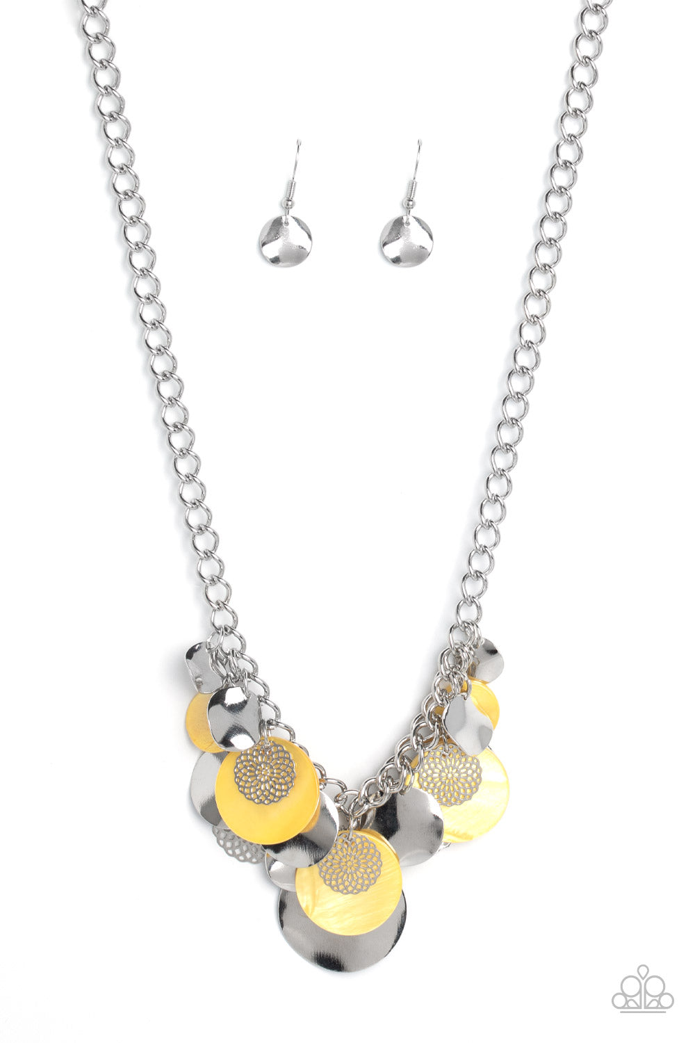 Oceanic Opera - Yellow Paparazzi Accessories