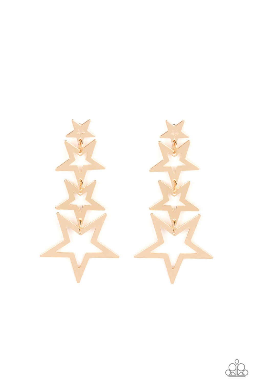 Superstar Crescendo - Gold Paparazzi Accessories