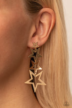 Load image into Gallery viewer, Superstar Crescendo - Gold Paparazzi Accessories
