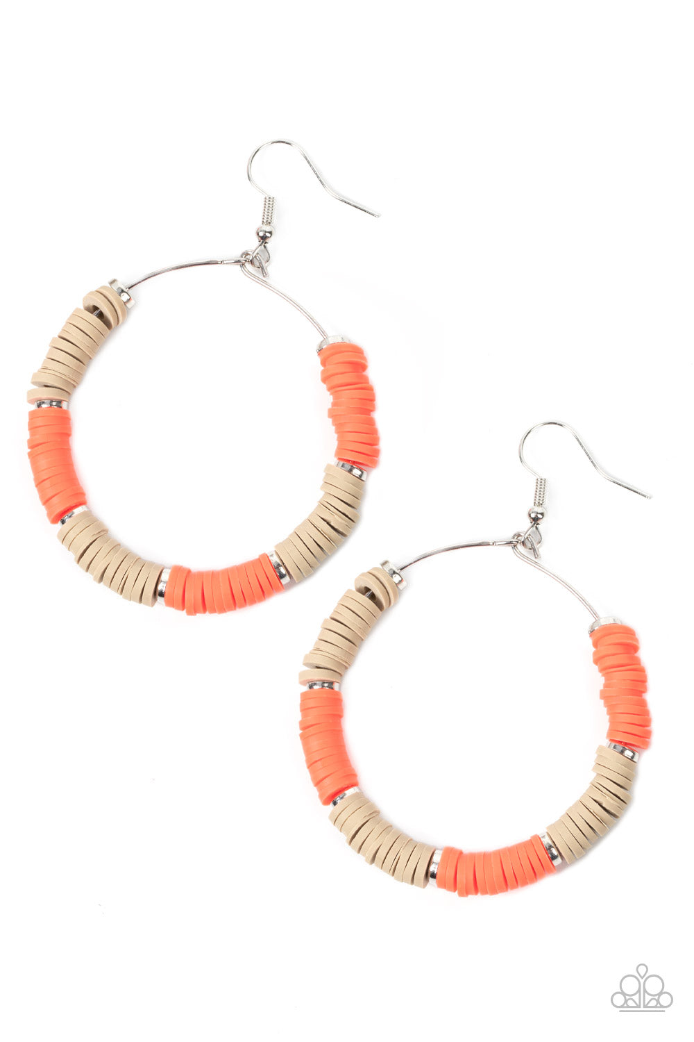 Skillfully Stacked - Orange Paparazzi Accessories