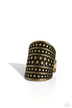 Load image into Gallery viewer, Diamondback Bravado - Brass Paparazzi Accessories
