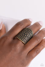 Load image into Gallery viewer, Diamondback Bravado - Brass Paparazzi Accessories
