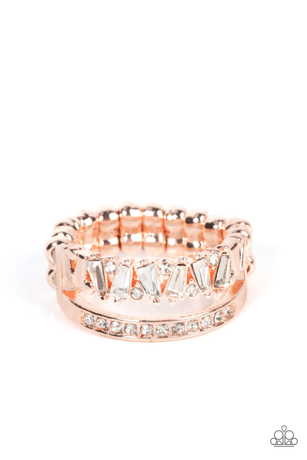 Fractal Fascination - Rose Gold Paparazzi Accessories