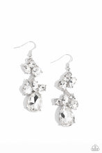 Load image into Gallery viewer, Rhinestone Reveler - White Paparazzi Accessories
