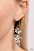 Load image into Gallery viewer, Rhinestone Reveler - White Paparazzi Accessories
