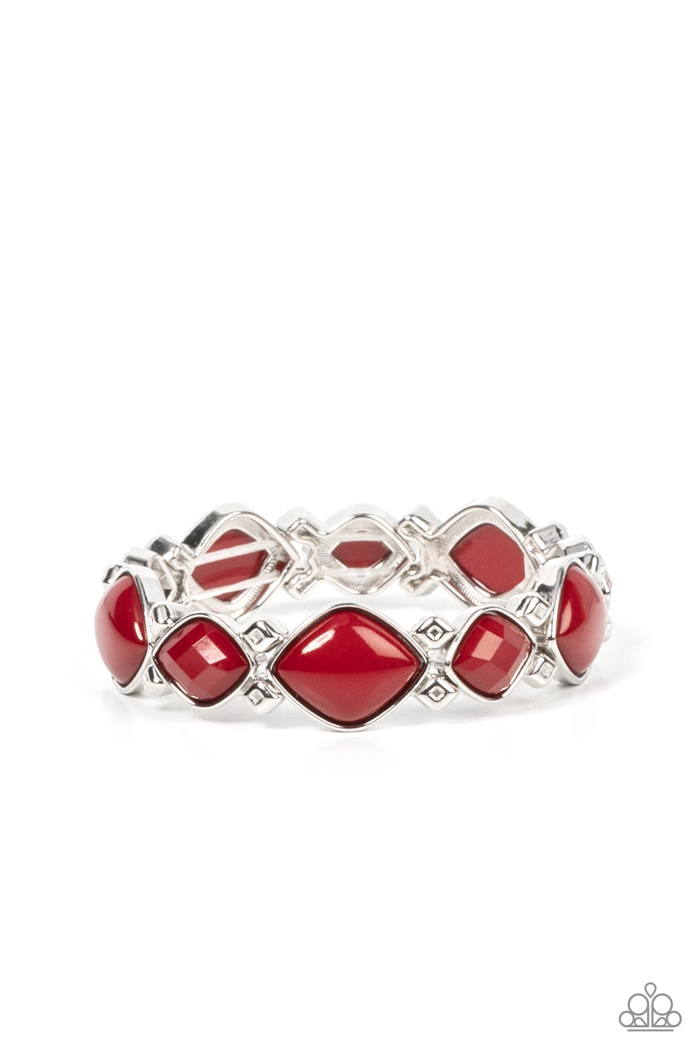 Boldly BEAD-azzled - Red Paparazzi Accessories