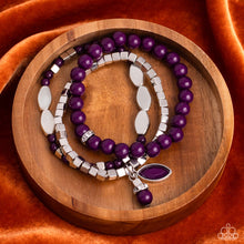 Load image into Gallery viewer, Redefined Romance - Purple Paparazzi Accessories
