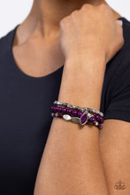 Load image into Gallery viewer, Redefined Romance - Purple Paparazzi Accessories
