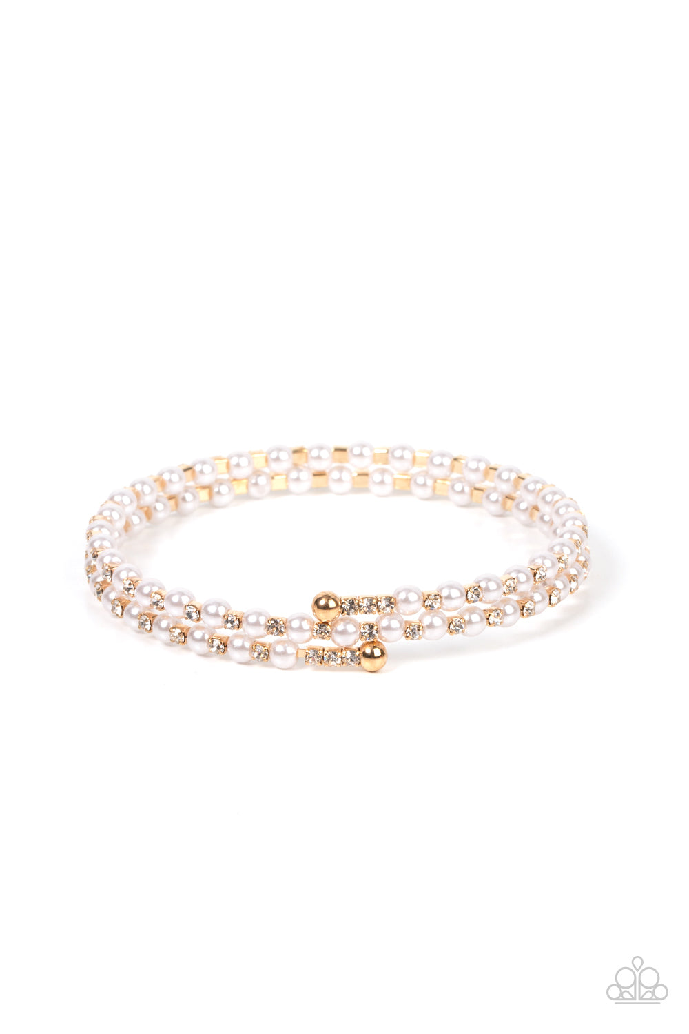 Regal Wraparound - Gold Paparazzi Accessories