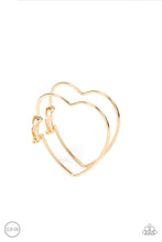 Load image into Gallery viewer, Harmonious Hearts - Gold Paparazzi Accessories
