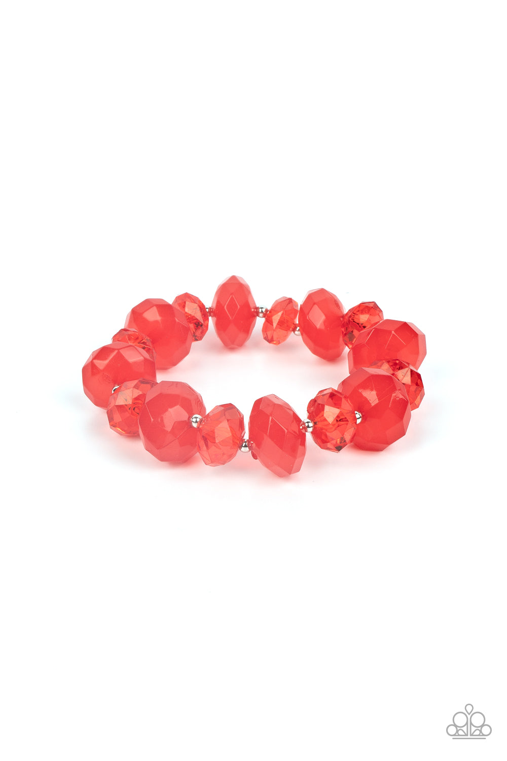 Keep GLOWING Forward - Red Paparazzi Accessories