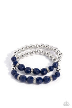 Load image into Gallery viewer, Two by Two Twinkle - Blue Paparazzi Accessories
