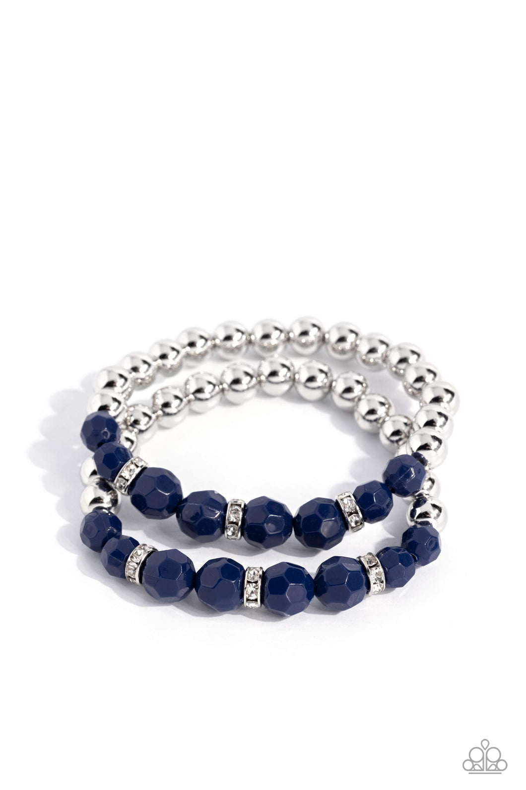 Two by Two Twinkle - Blue Paparazzi Accessories