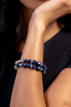 Load image into Gallery viewer, Two by Two Twinkle - Blue Paparazzi Accessories
