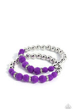 Load image into Gallery viewer, Two by Two Twinkle - Purple Paparazzi Accessories
