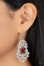 Load image into Gallery viewer, Sociable Sparkle - Red Paparazzi Accessories
