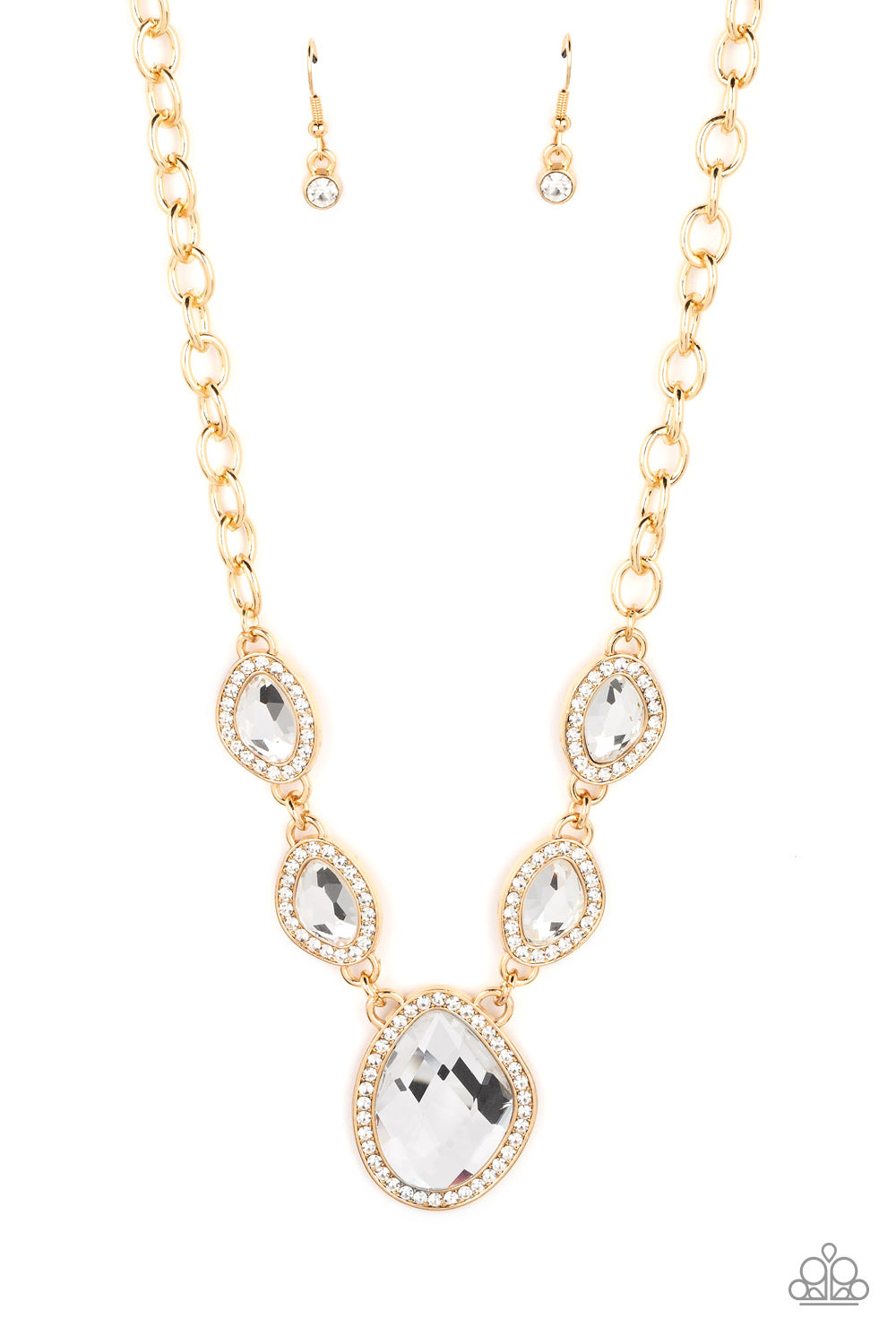 The Upper Echelon - Gold Paparazzi Accessories