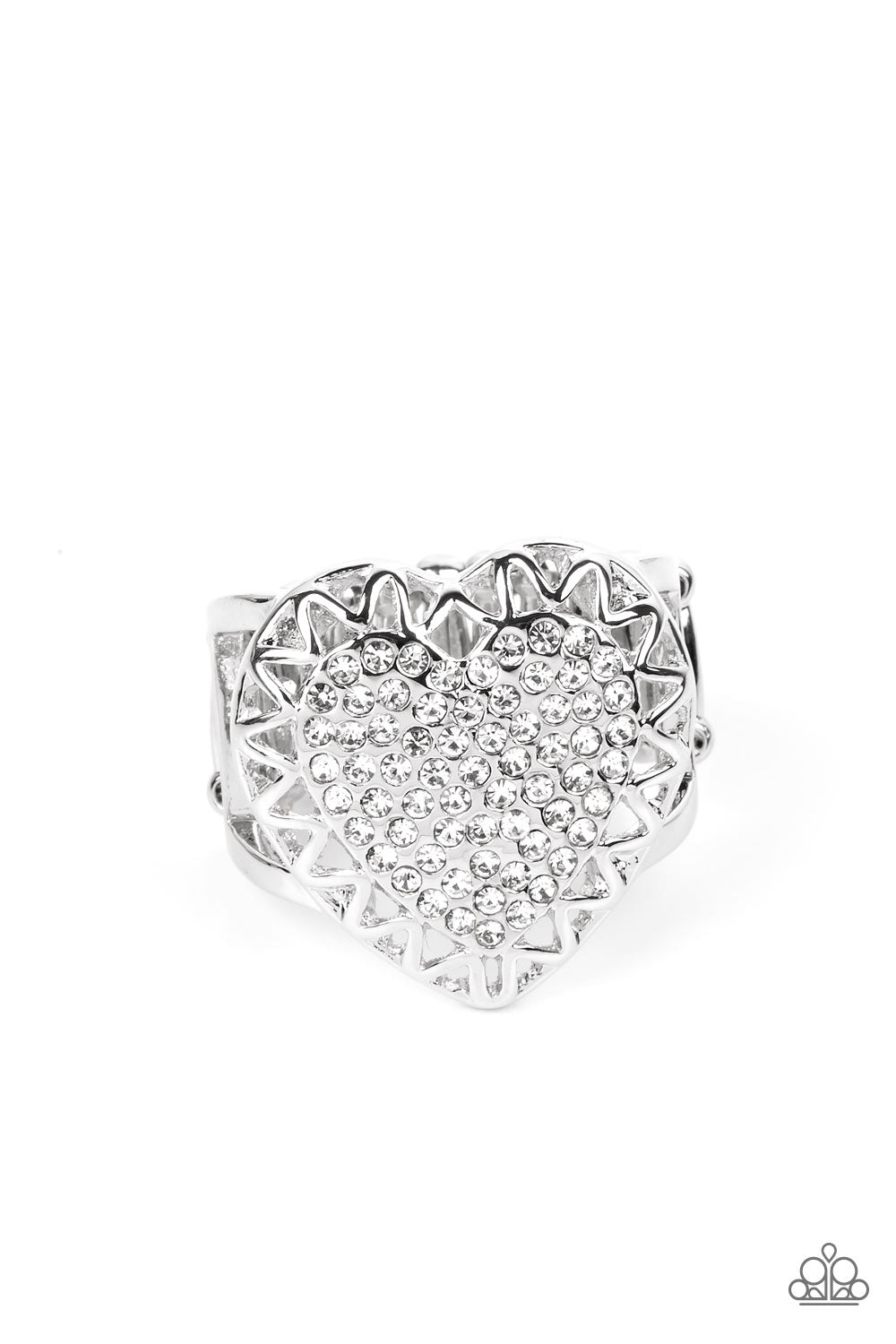 Romantic Escape - White Paparazzi Accessories